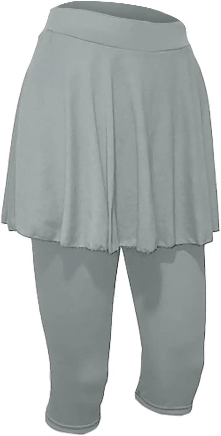 Women's Yoga Skirt with Built-in Leggings Summer High-Waisted Athletic Skorts Pants Breathable Running Outfits
