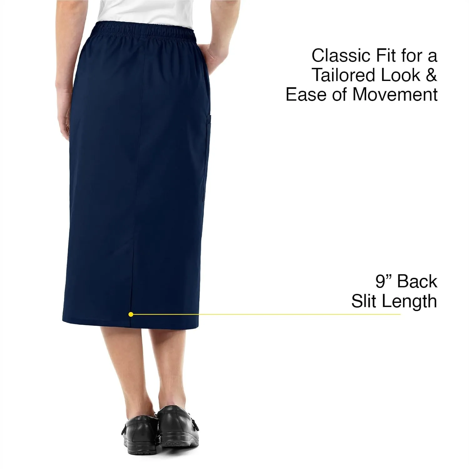 WonderWink Women's Wonderwork Pull-on Cargo Scrub Skirt