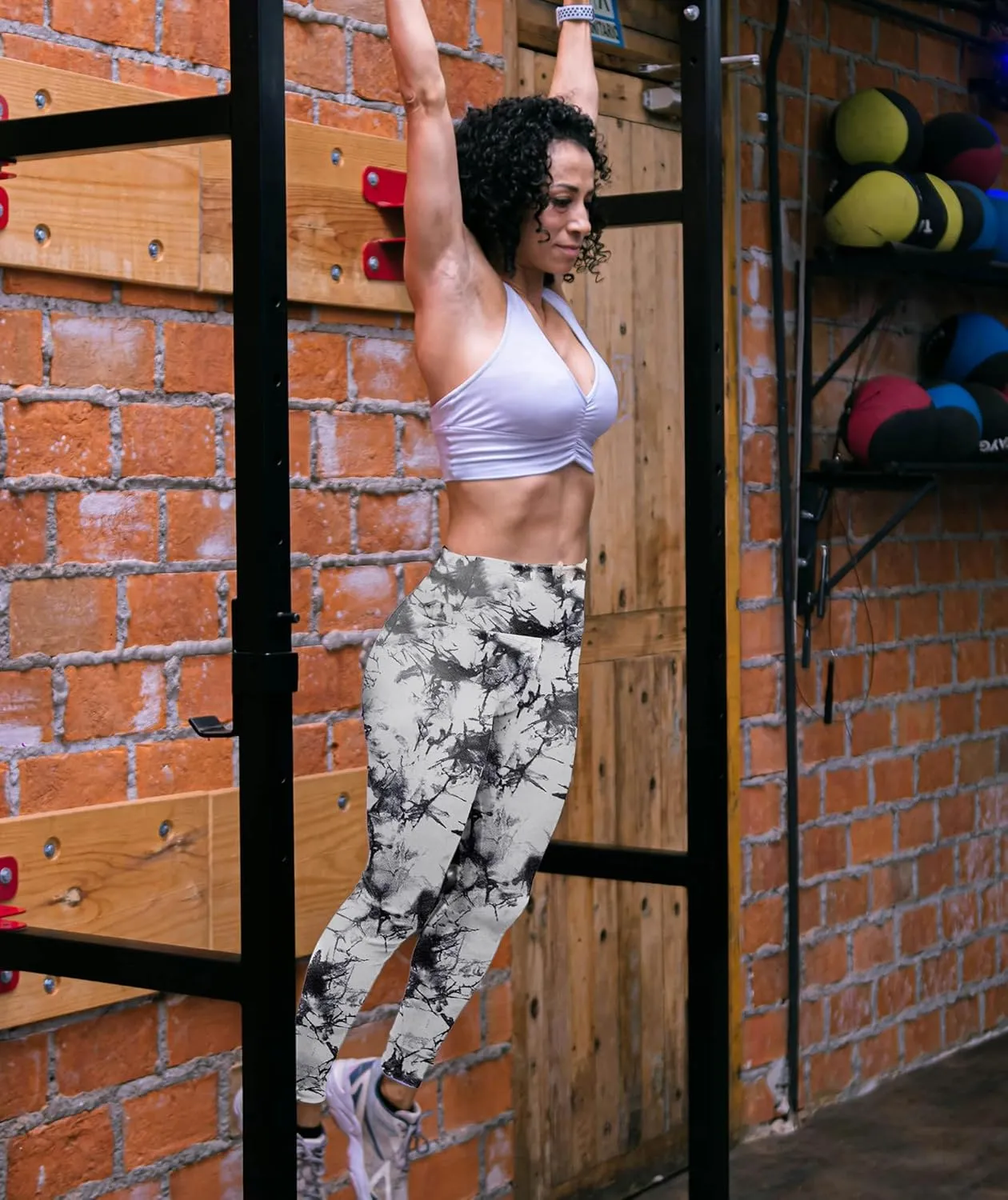 YOLIX Workout Leggings for Women - High Waisted Yoga Pants Tummy Control Compression for Running
