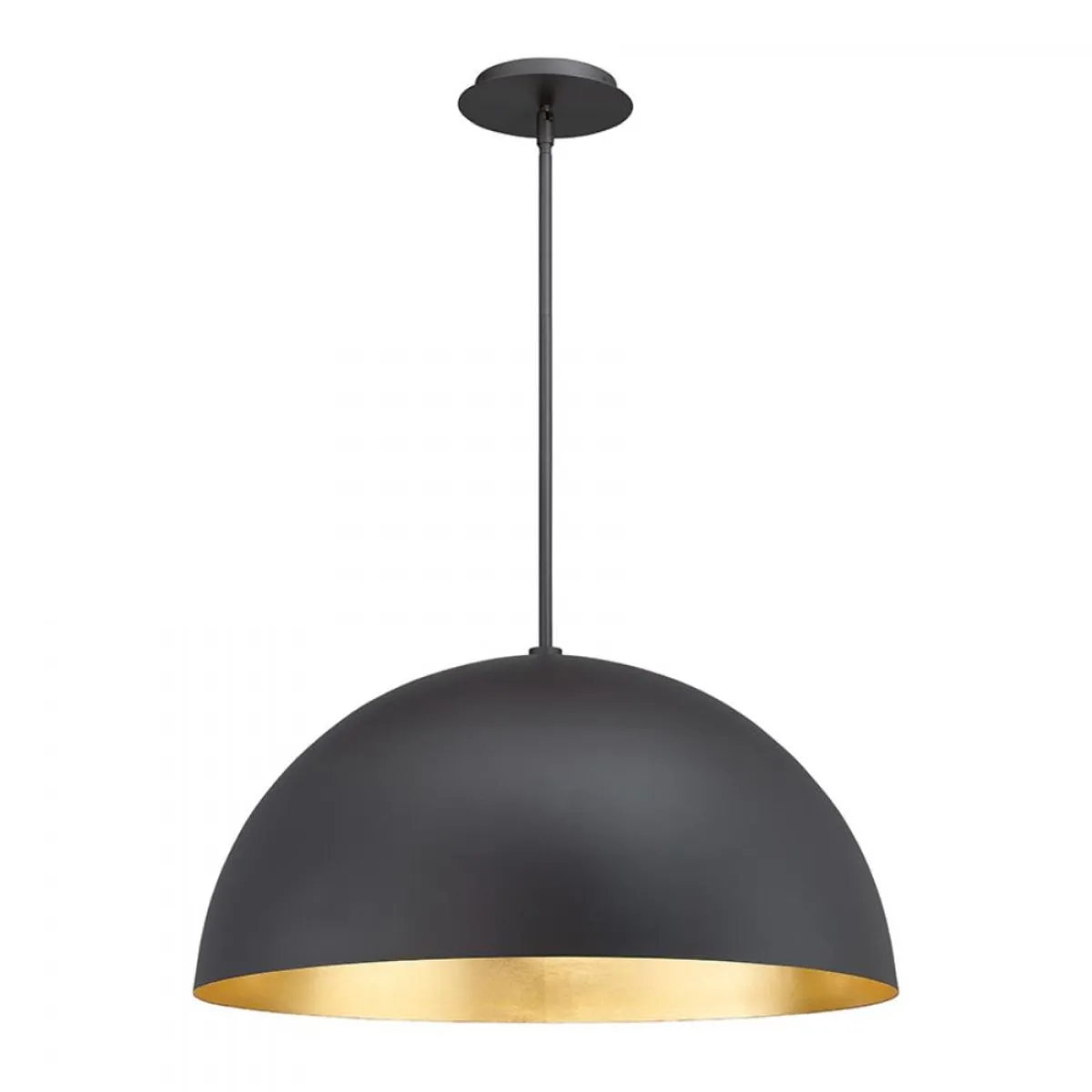 Yolo 24 in. LED Pendant Light Gold Finish