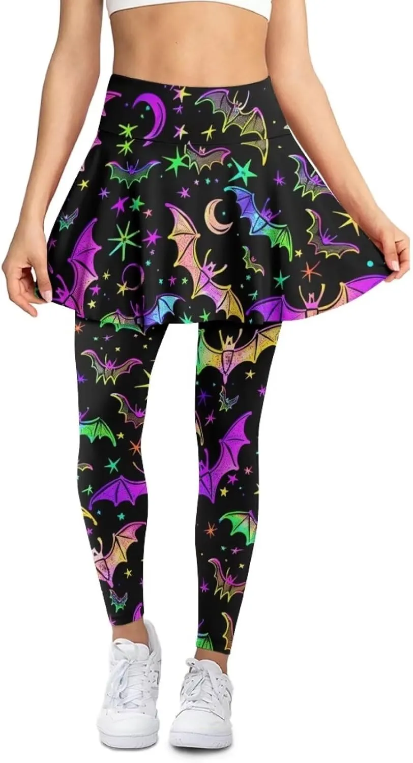 Youngerbaby Tennis Skirted Leggings Woman Athletic Skirt with Leggings High Waist Yoga Skirts Gym A-line Skirt XS-3XL