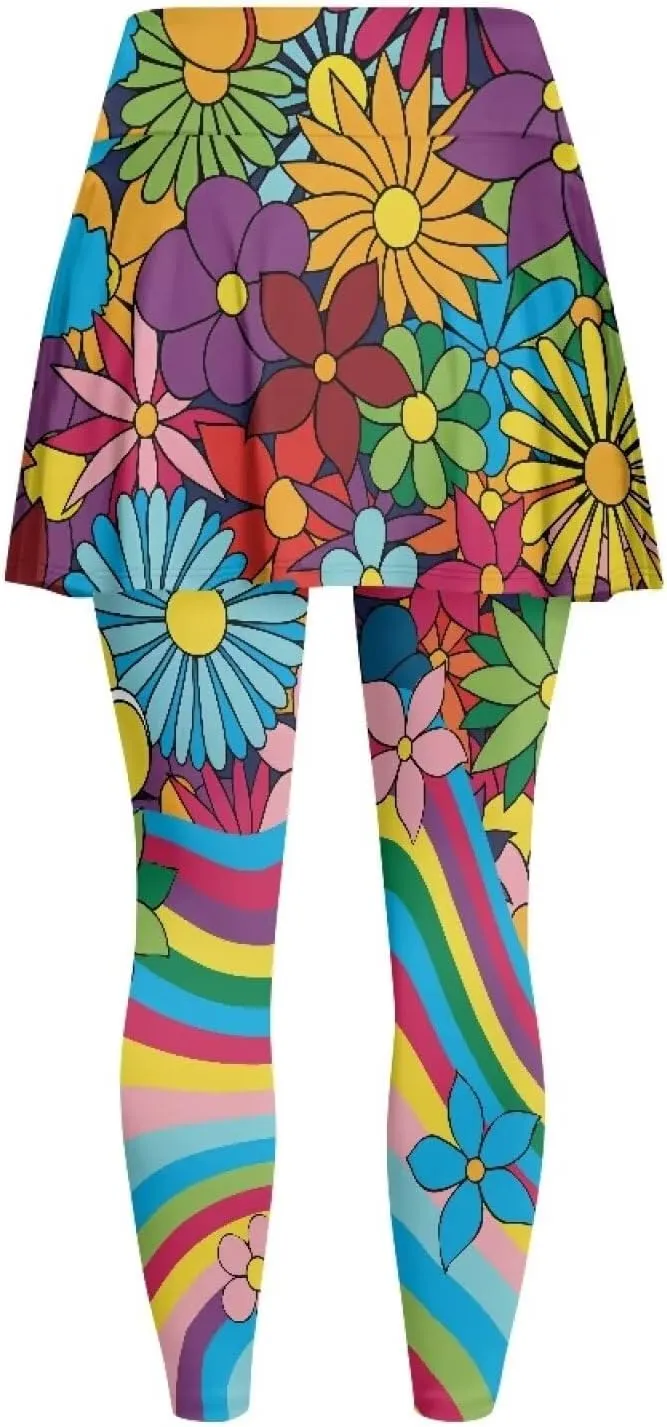 Youngerbaby Tennis Skirted Leggings Woman Athletic Skirt with Leggings High Waist Yoga Skirts Gym A-line Skirt XS-3XL