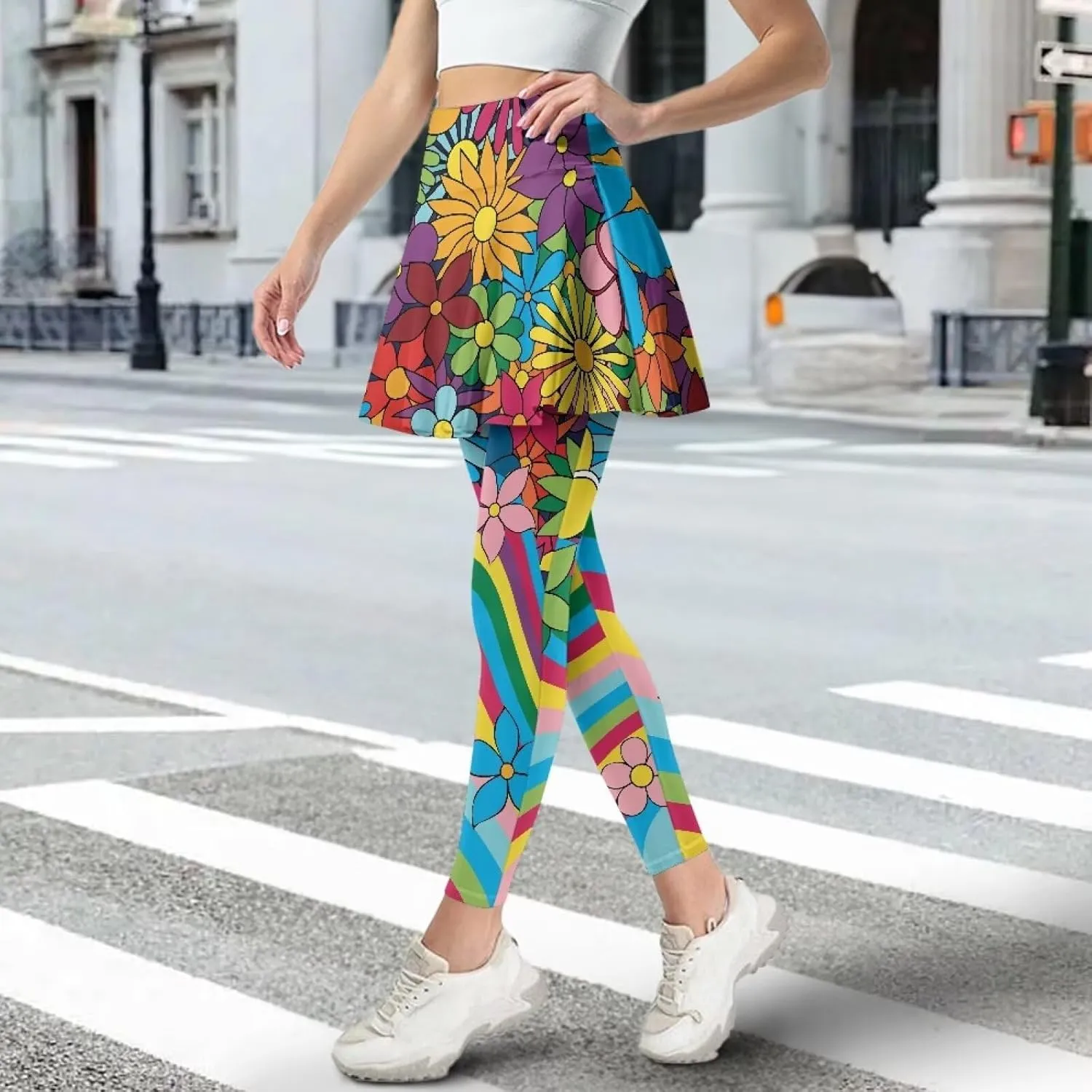 Youngerbaby Tennis Skirted Leggings Woman Athletic Skirt with Leggings High Waist Yoga Skirts Gym A-line Skirt XS-3XL