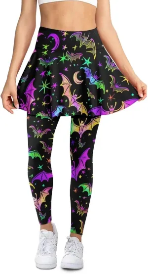 Youngerbaby Tennis Skirted Leggings Woman Athletic Skirt with Leggings High Waist Yoga Skirts Gym A-line Skirt XS-3XL