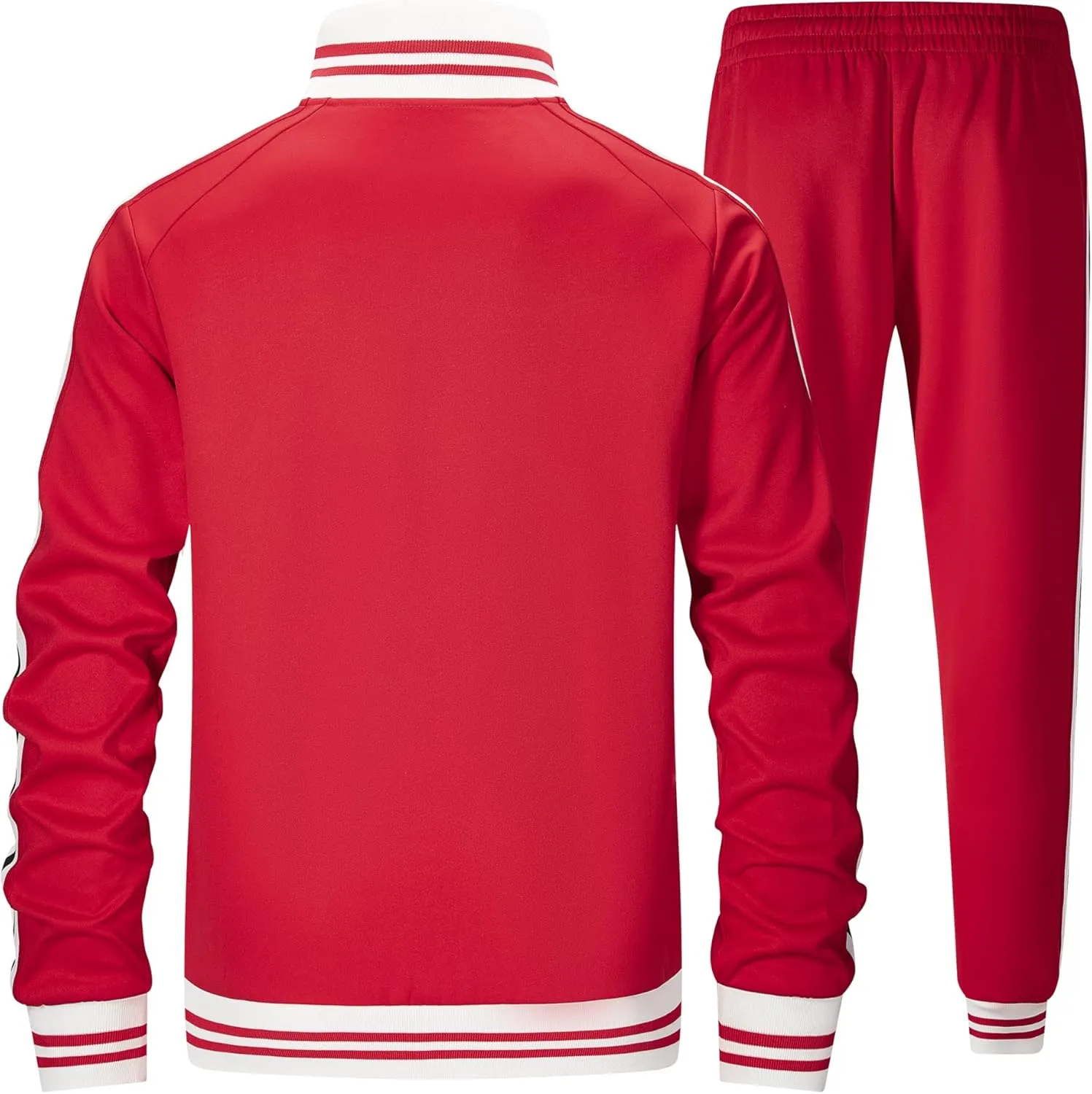 ZPB Men's Track suits Sets Long Sleeve Full-zip Sweatsuit Active Jackets and Pants 2 Piece Outfits